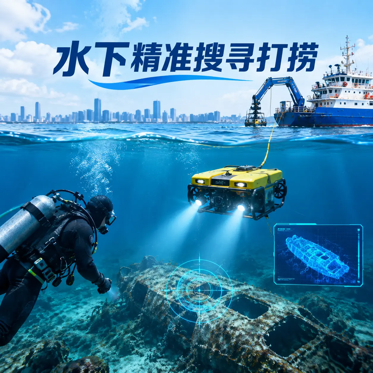彭泽水下精准搜寻打捞